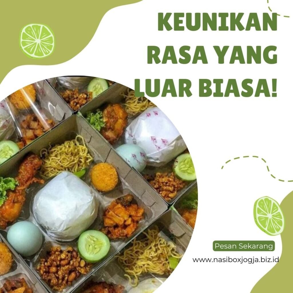 menu nasi kotak jogja